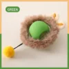 green-plush-ball